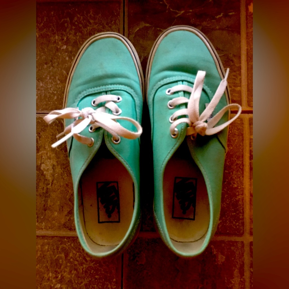 Vans Mint Green Shoes